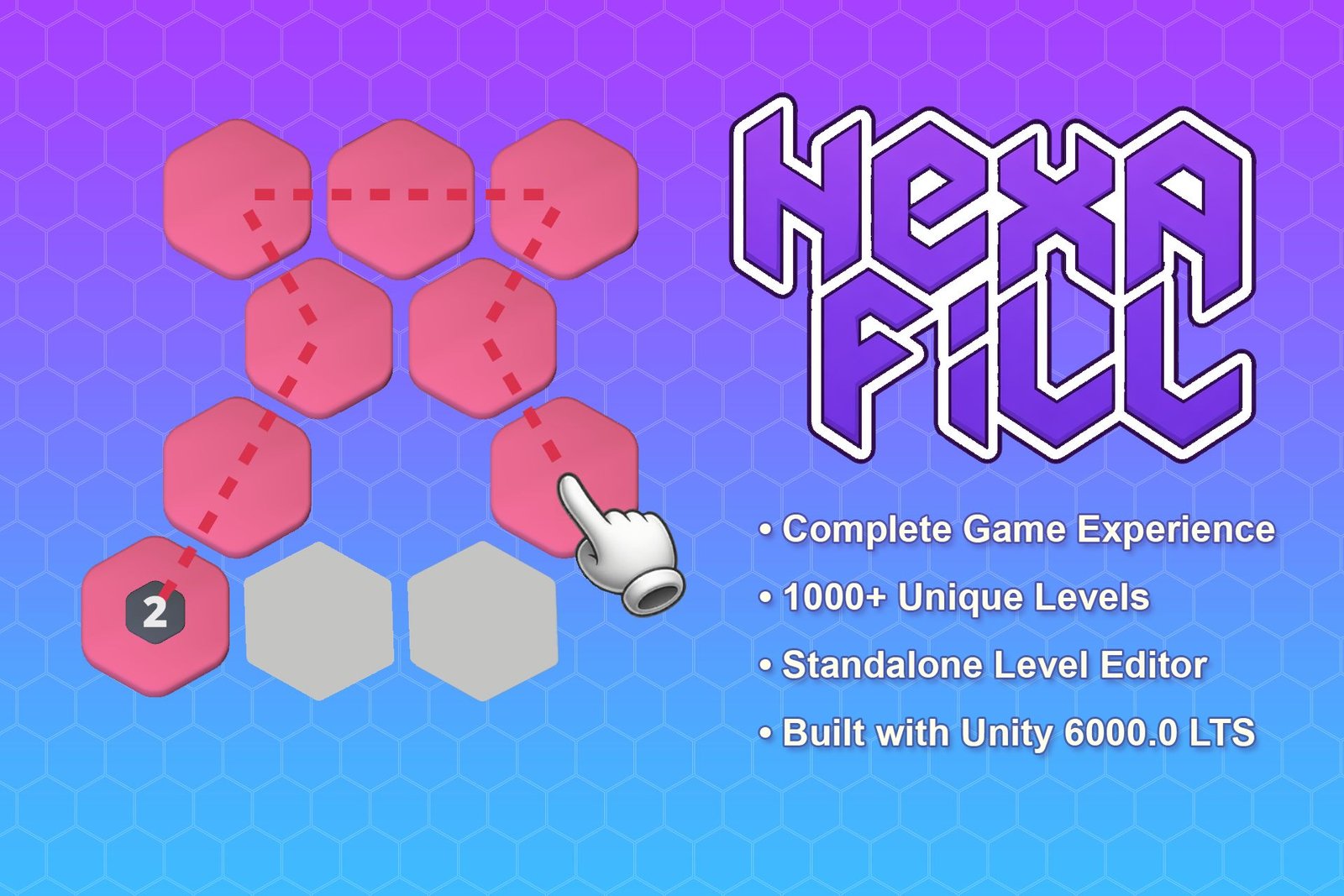 Hexa Path Fill - Unity Project screenshot 6