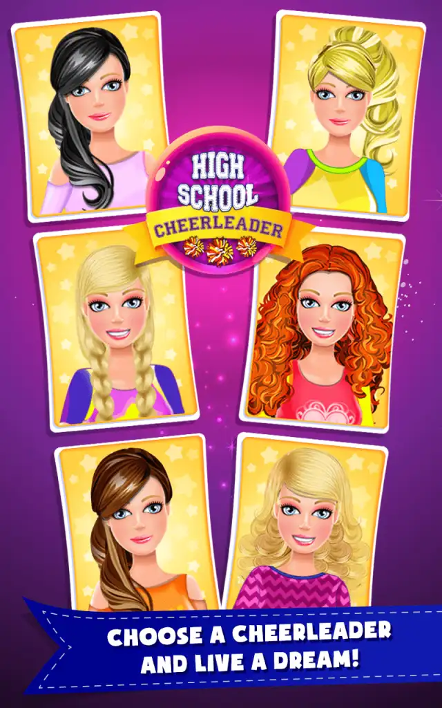 HighSchool Cheerleader Dressup SellUnitySourceCode screenshot 5