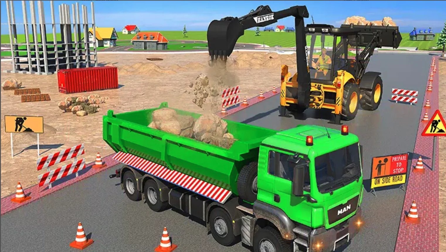 Highway Construction Games 3D screenshot 4