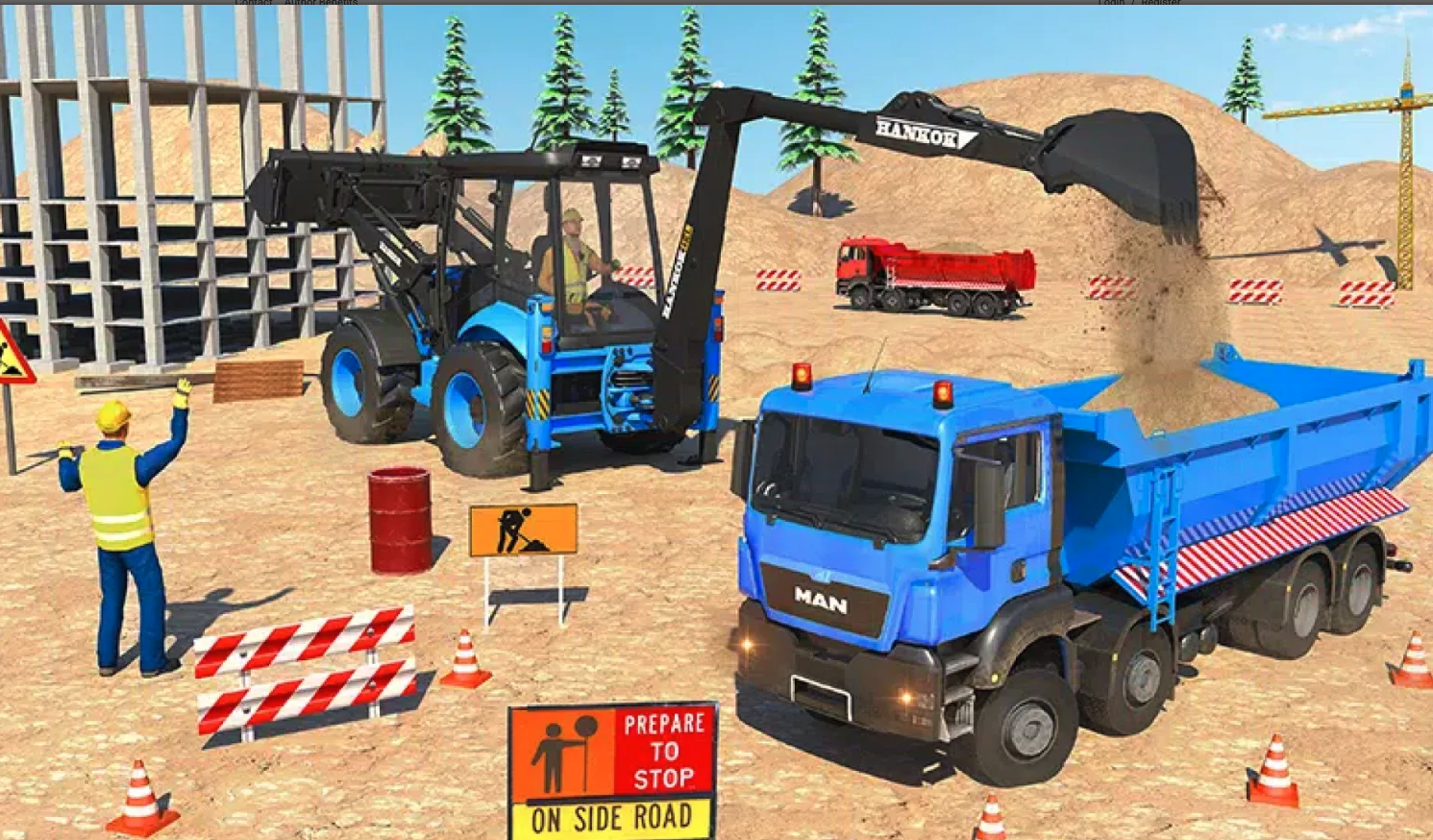 Highway Construction Games 3D screenshot 6