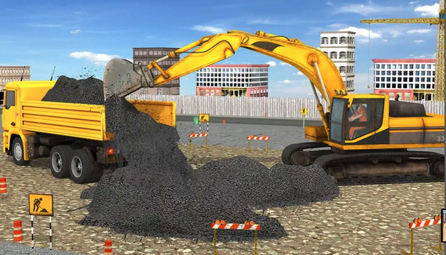 Highway Construction Games 3D screenshot 7