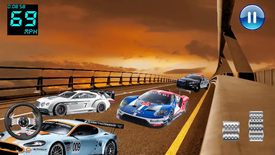 Highway Racers vs Cops SellUnitySourceCode screenshot 2