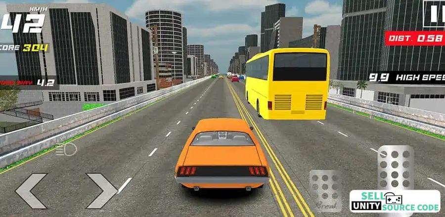 Highway Traffic Racer SellUnitySourceCode screenshot 2