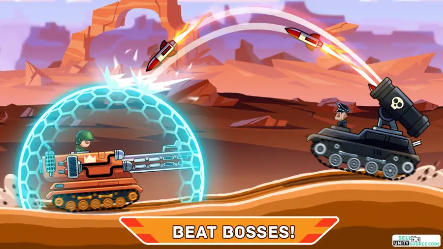 Hills of Steel SellUnitySourceCode screenshot 3