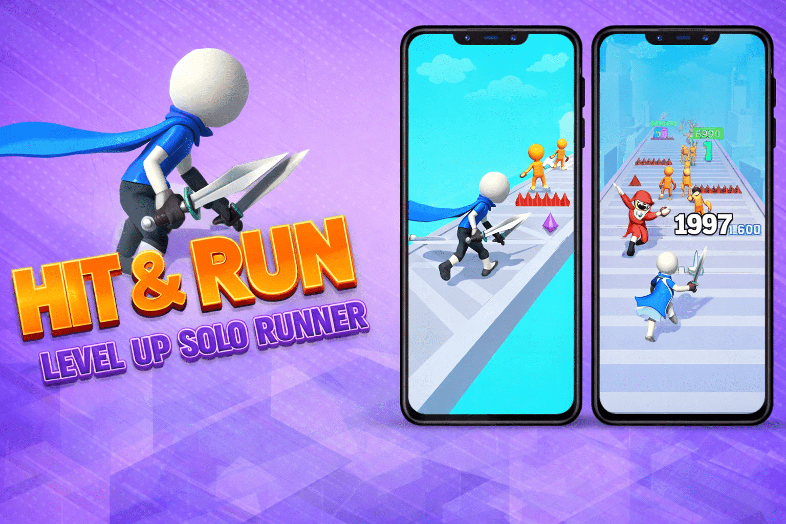 Hit & Run: Levelup Solo Runner - New Top Trending SellUnitySourceCode source code