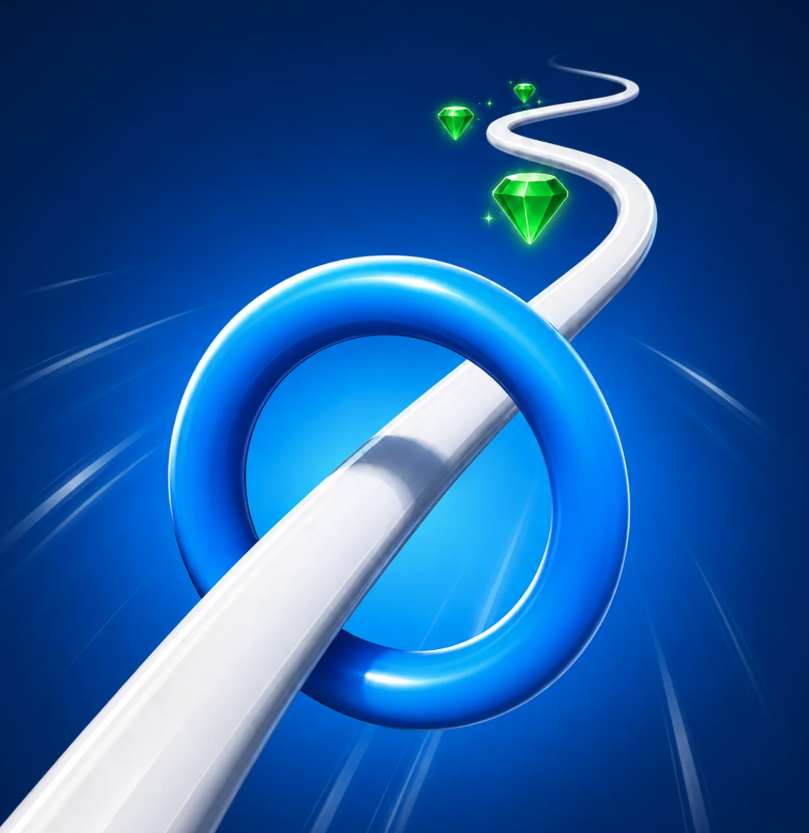 Hoop Rush Unity Game Source Code – Endless Hoop Arcade Game