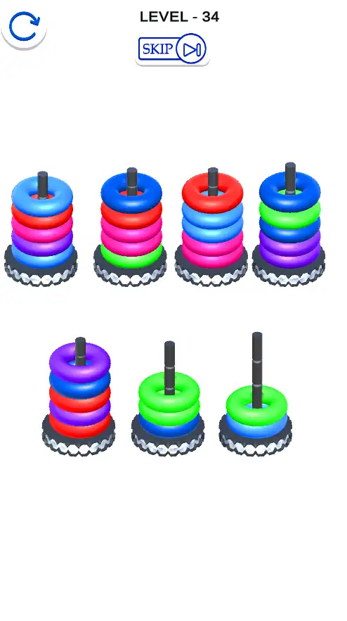 Hoop Stack 3D Puzzle SellUnitySourceCode screenshot 2