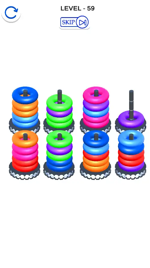 Hoop Stack 3D Puzzle SellUnitySourceCode screenshot 4