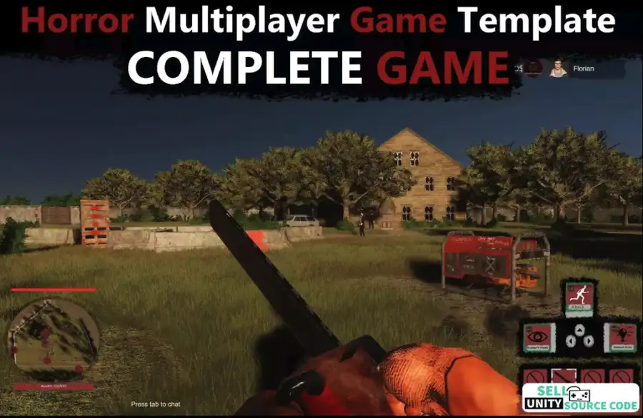  Horror Multiplayer Game Template (HDRP) SellUnitySourceCode screenshot 2
