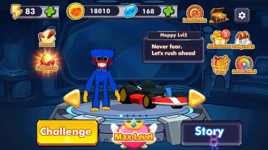 huggy wuggy friend : car racing transformer SellUnitySourceCode screenshot 3