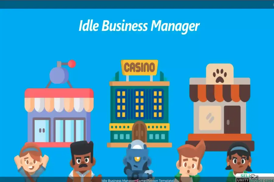 Idle Business Manager Game (Tycoon Template) SellUnitySourceCode   source code