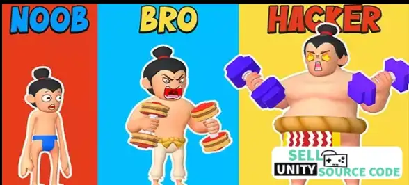 Idle Lifting: Sumo Wrestling SellUnitySourceCode screenshot 2