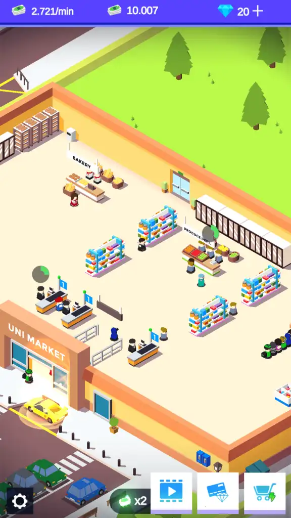 Idle Mini Mall-Market Tycoon SellUnitySourceCode screenshot 5