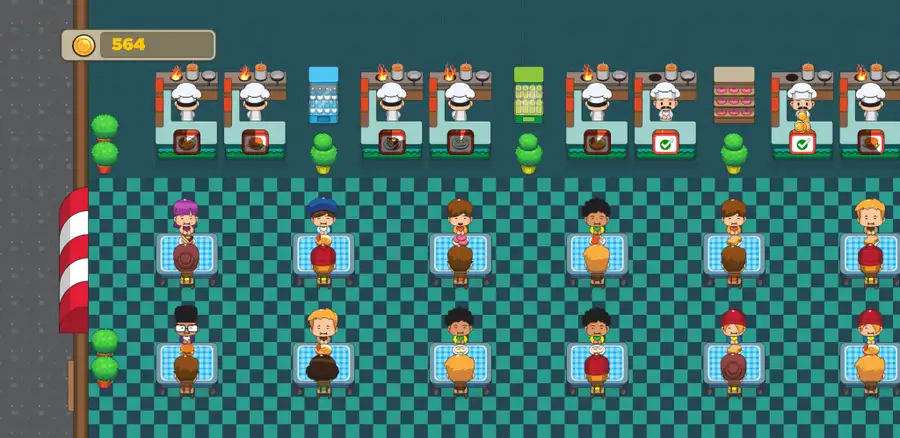 Idle Restaurant Game SellUnitySourceCode screenshot 3