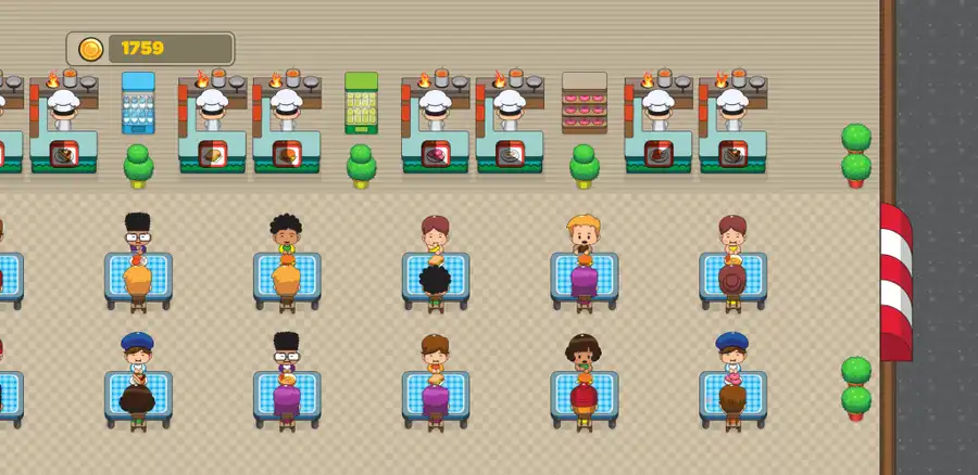 Idle Restaurant Game SellUnitySourceCode screenshot 4