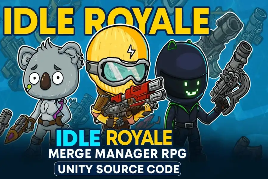 Idle Royale Merge Manager RPG source code