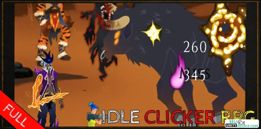   Idle RPG Clicker - SellUnitySourceCode screenshot 2