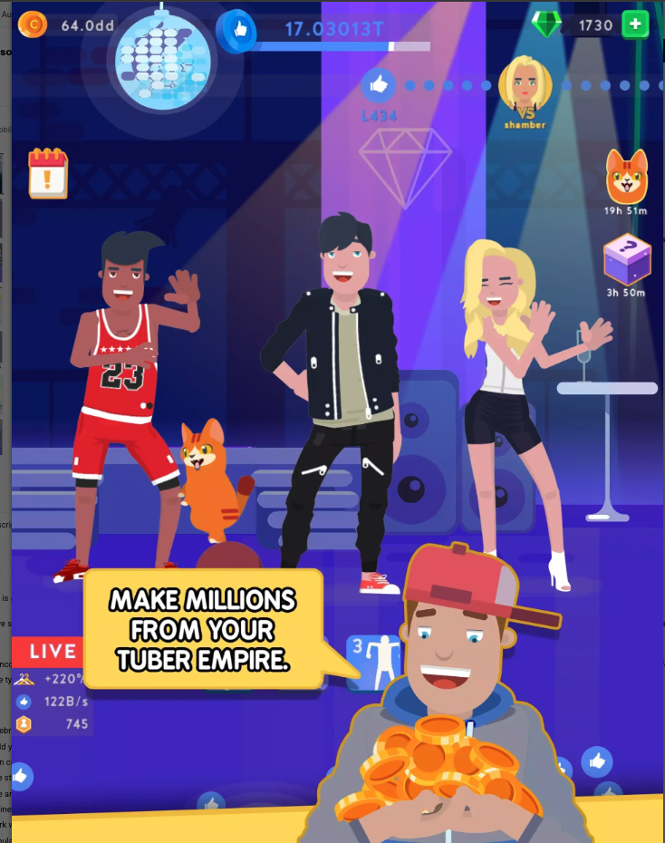 Idle Tuber Empire screenshot 2