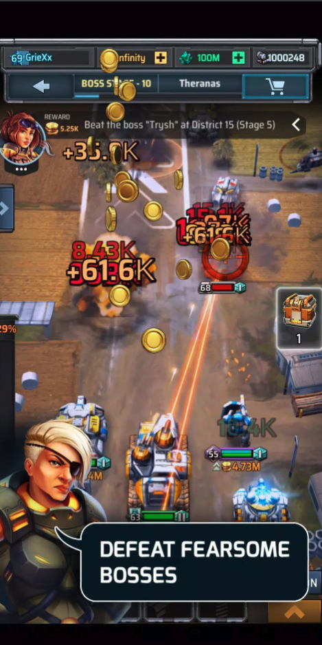 Idle War Heroes - Tank Tycoon screenshot 9