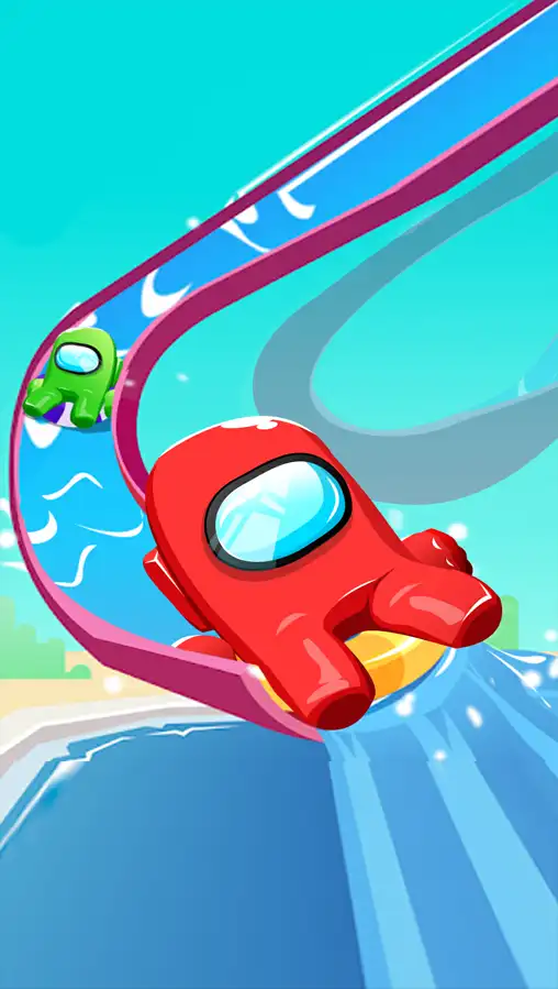 Impostor Aqua Park Racing SellUnitySourceCode screenshot 3