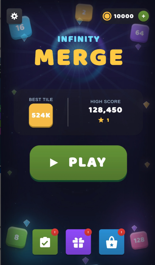 Infinity Number Merging Unity Game Source Code – Number Merge Puzzle screenshot 4