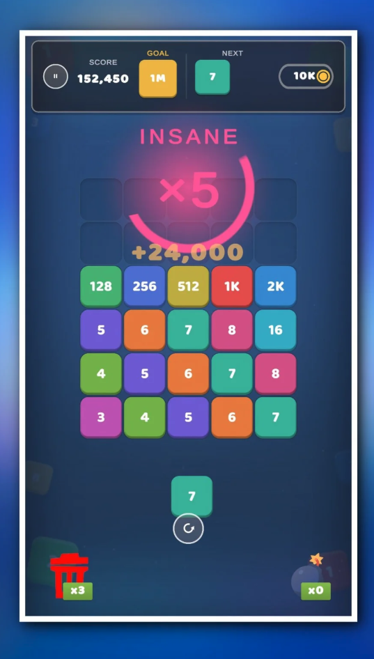 Infinity Number Merging Unity Game Source Code – Number Merge Puzzle screenshot 8