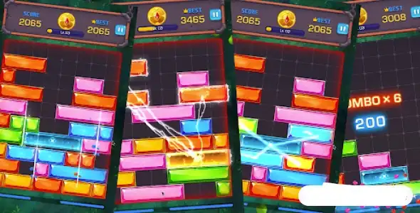 Jewel Blast - Falling Puzzle SellUnitySourceCode screenshot 2