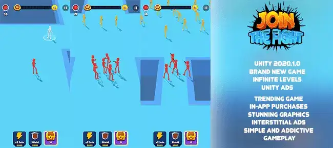 Join the Fight | Brand New Hypercasual Game | SellUnitySourceCode screenshot 3
