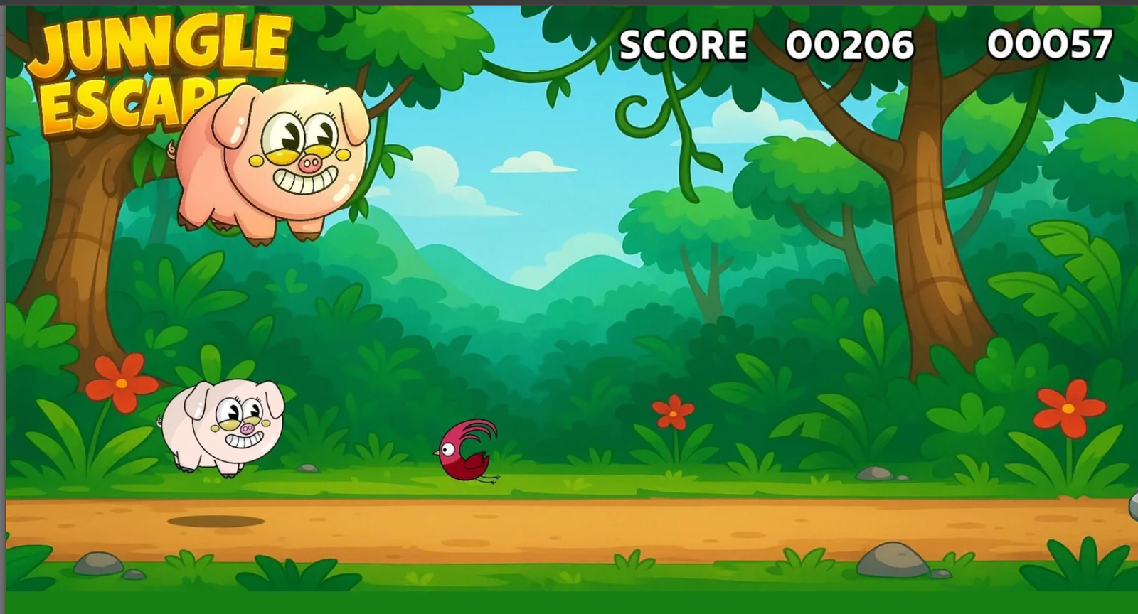 Jungle Escape - Pig Adventure screenshot 2
