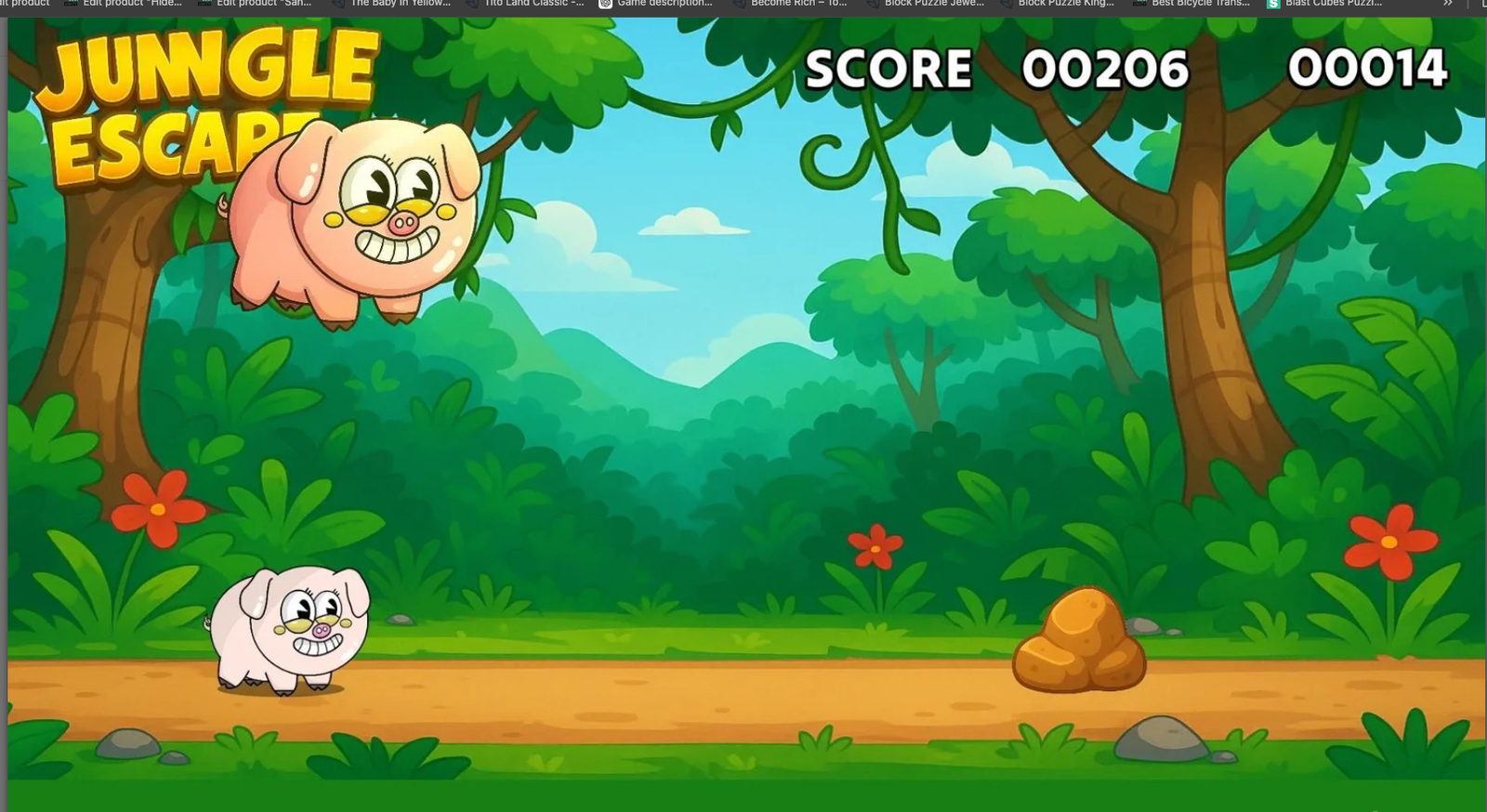 Jungle Escape - Pig Adventure screenshot 4