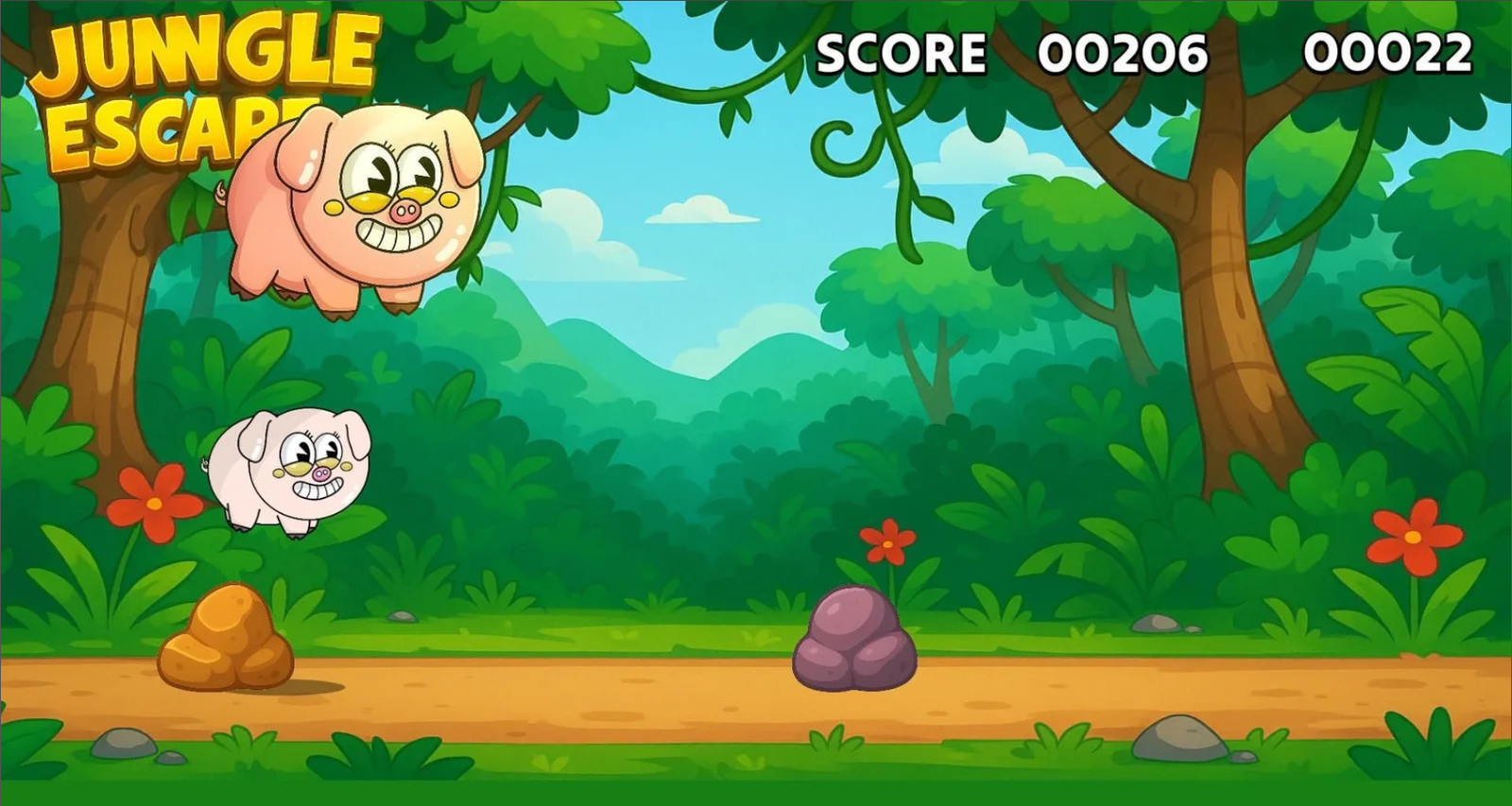 Jungle Escape - Pig Adventure screenshot 5
