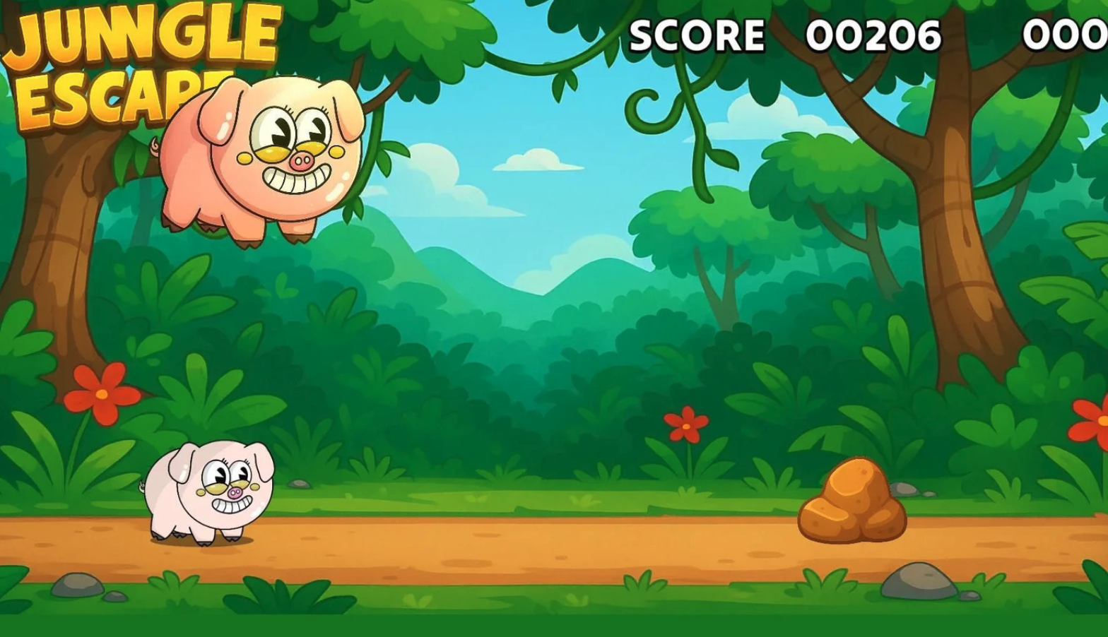 Jungle Escape - Pig Adventure screenshot 2
