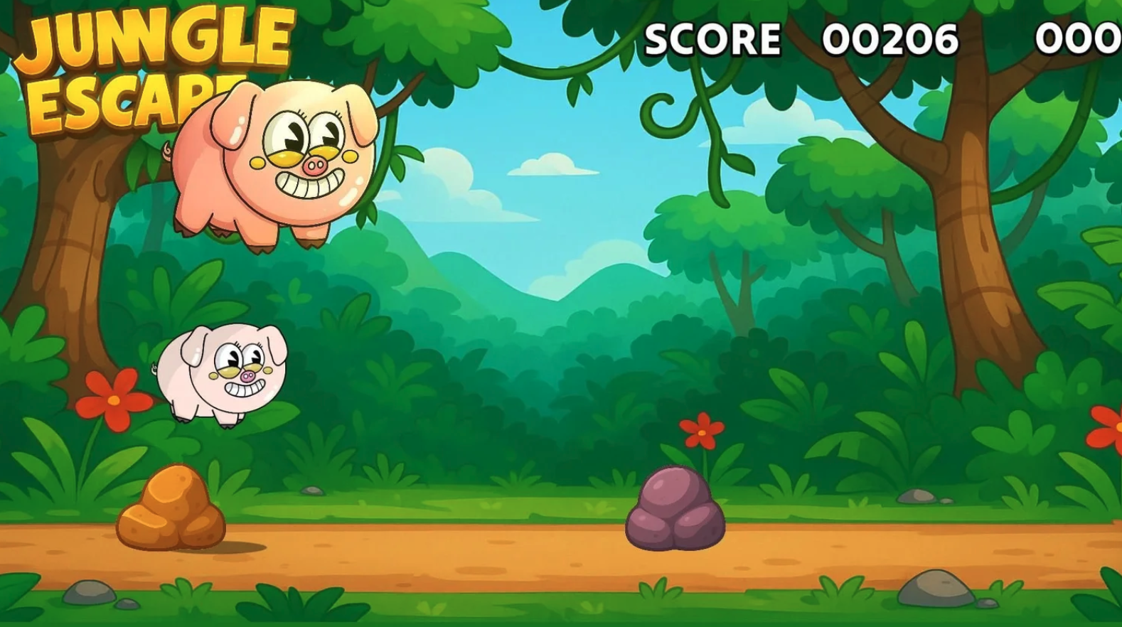 Jungle Escape - Pig Adventure screenshot 3