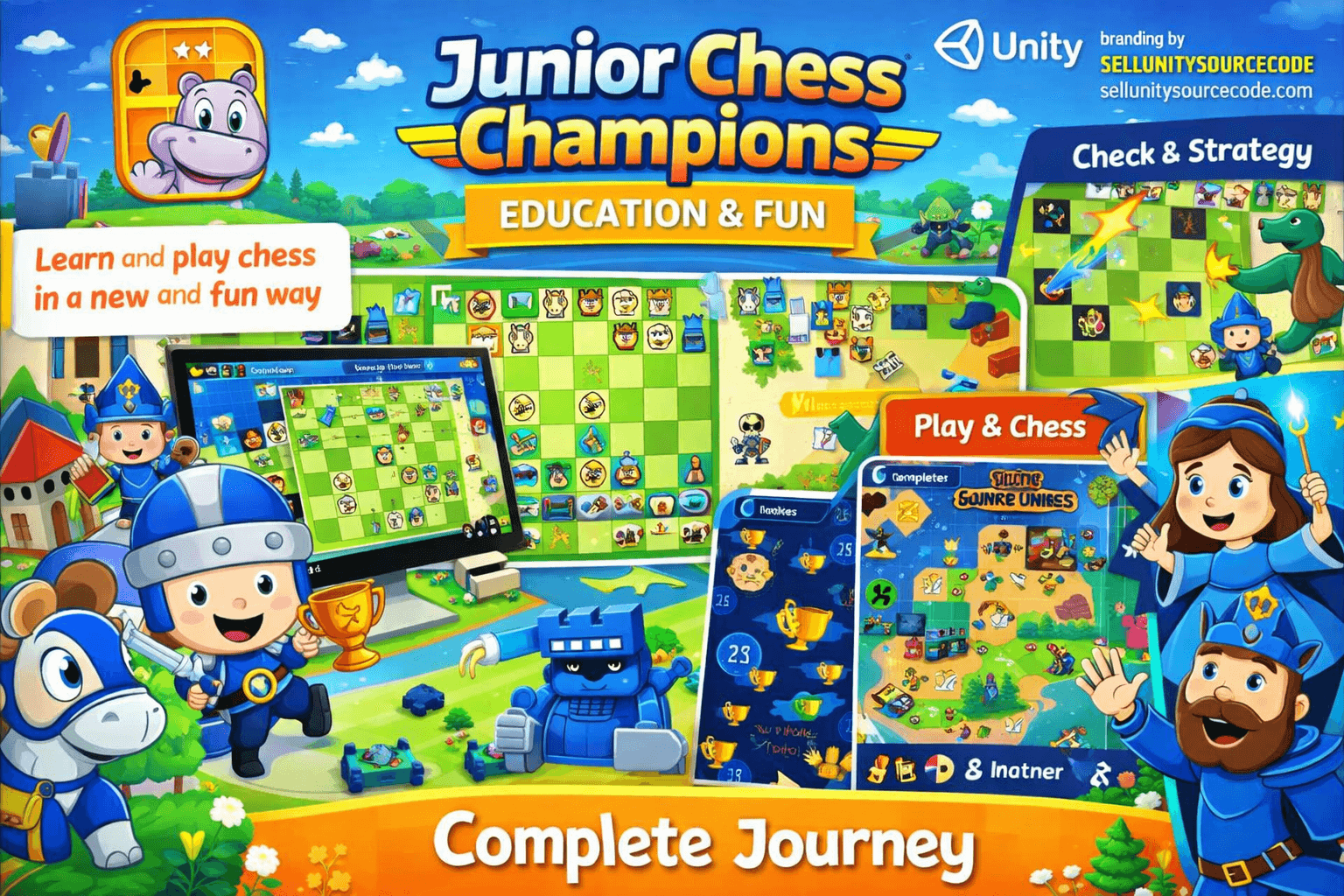 Junior Chess Champions – Kids Chess Learning Unity Game Source Code source code
