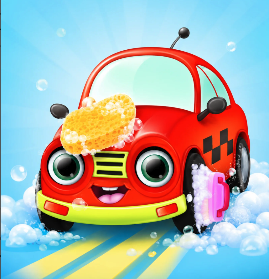 Kids Car Wash Salon Service Workshop source code