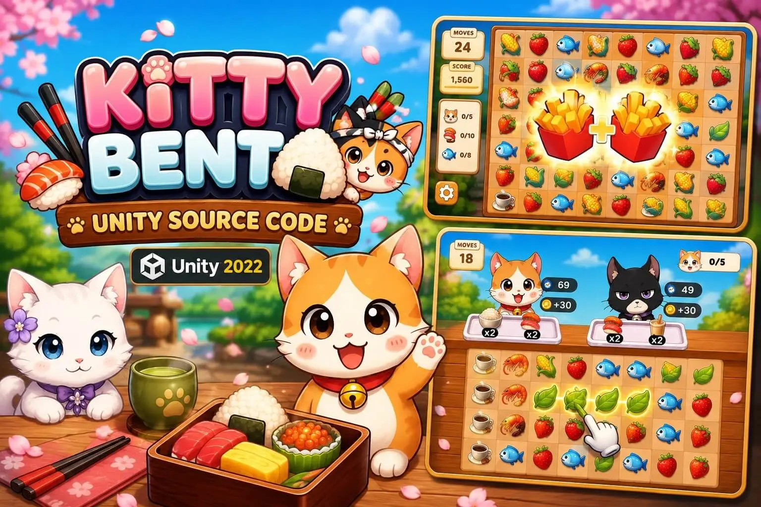 Kitty Bento Unity Source Code