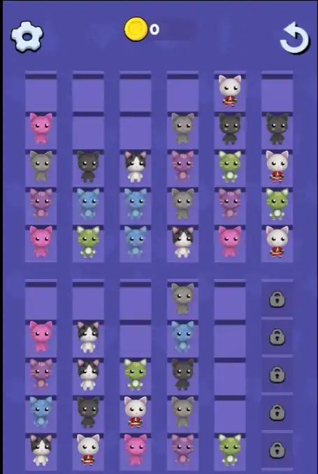 Kitty Sort Puzzle SellUnitySourceCode screenshot 2