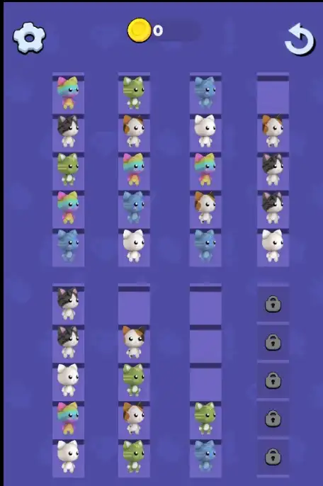 Kitty Sort Puzzle SellUnitySourceCode screenshot 3