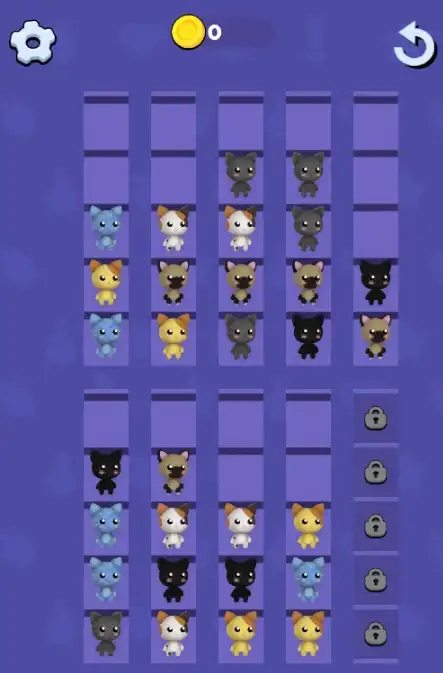 Kitty Sort Puzzle SellUnitySourceCode screenshot 4