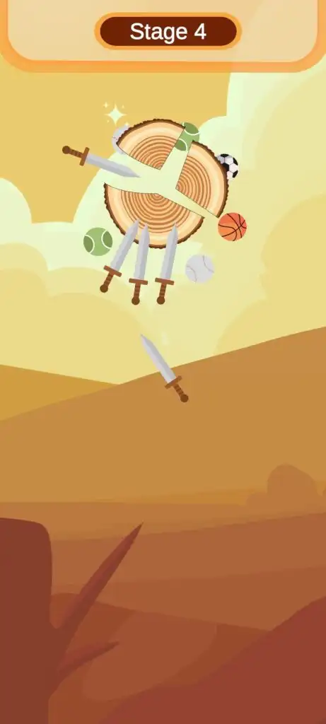 Knife Hit Challenge – Bounce Blade Blitz Unity Source Code screenshot 3