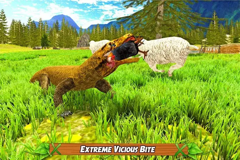 Komodo Dragon Lizard Rampage SellUnitySourceCode screenshot 5