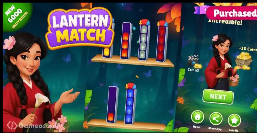Lantern Match | Puzzle Game screenshot 3