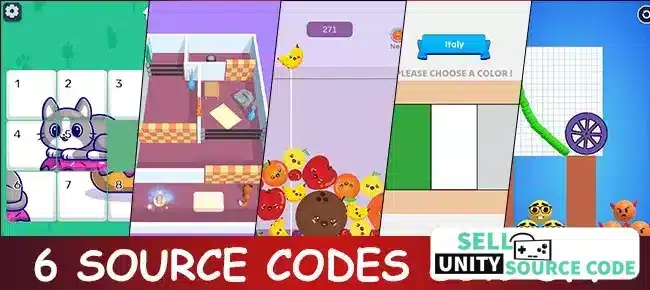 Letest Bundle - AP Games Exclusive  Bundle – 6 Best-Selling Unity Games – SellUnitySourceCode.com source code