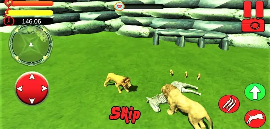 Lion King Jungle Simulator : Wildlife Animal Hunti SellUnitySourceCode screenshot 5
