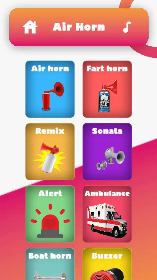 Loud Air Horn Prank – Real Sound Simulator – SellUnitySourceCode.com screenshot 5