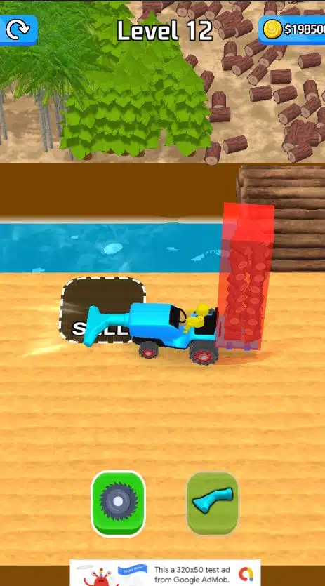 Lumber Harvest Tree Cutting Game Unity Source Code screenshot 2