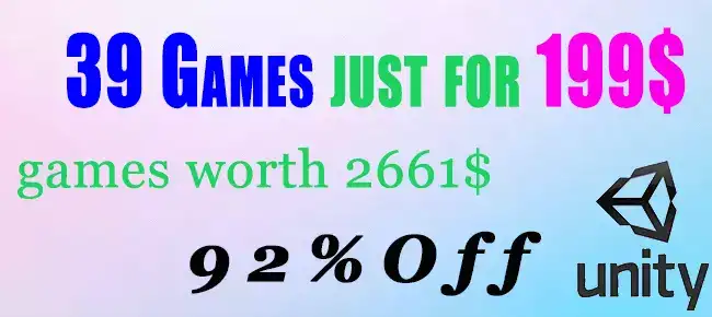 Master Coder’s Mega Sale Bundle Offer: 39 Games SellUnitySourceCode source code