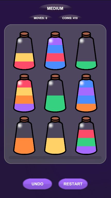 Master The Magic - Potion Sort Puzzle for Unity screenshot 2
