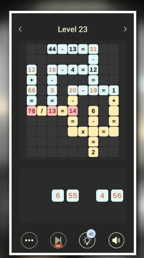 Math Cross Puzzle screenshot 3