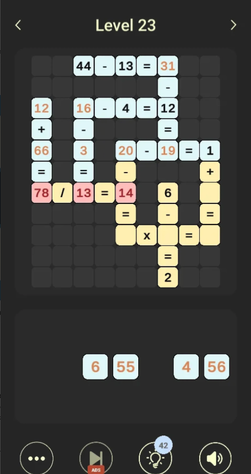 Math Cross Puzzle screenshot 6